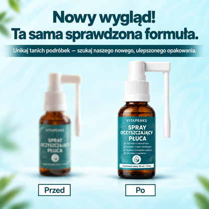 VitaPeaks Spray oczyszczający płuca